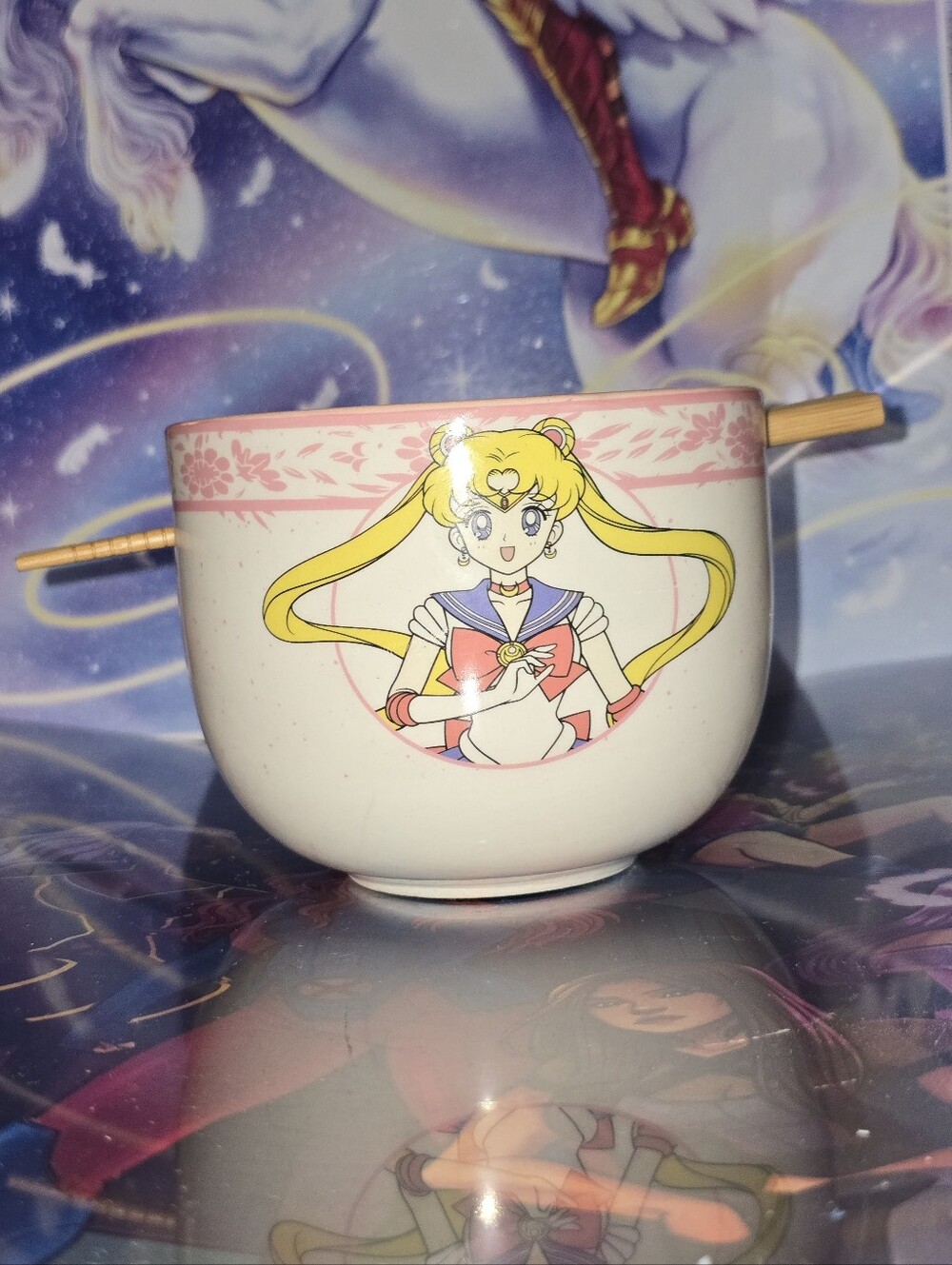 Sailor Moon Ramen Bowl with Chopsticks - Sailor Sailor Moon